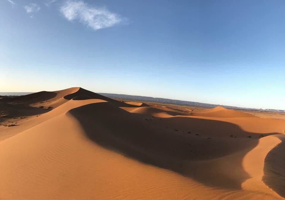 Woestijnlandschap bij Ouarzazate in Marokko
