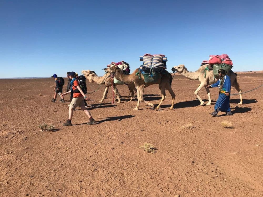 Wandeling door een Marokkaans berglandschap